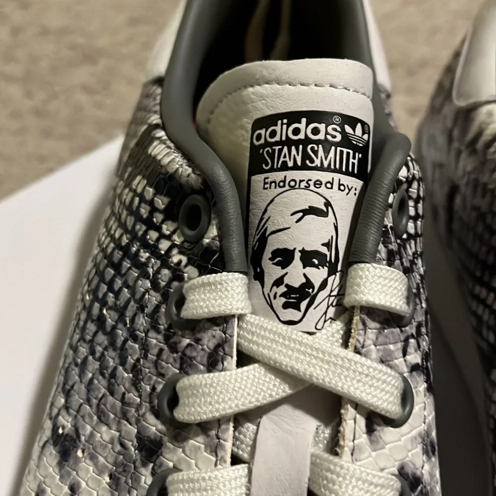 Adidas originals Stan Smith snakeskin shoes sneakers EH0151 new mens size 11 - Picture 6 of 15